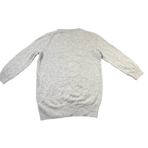 J.Crew Gray Sweater Goose Duck Bird Size S Wool Blend - Picture 6 of 6